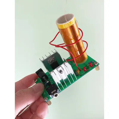 DIY Mini for Tesla Coil Kit DIY Music Loudspeaker Board Arc Experiment High Temperature High
