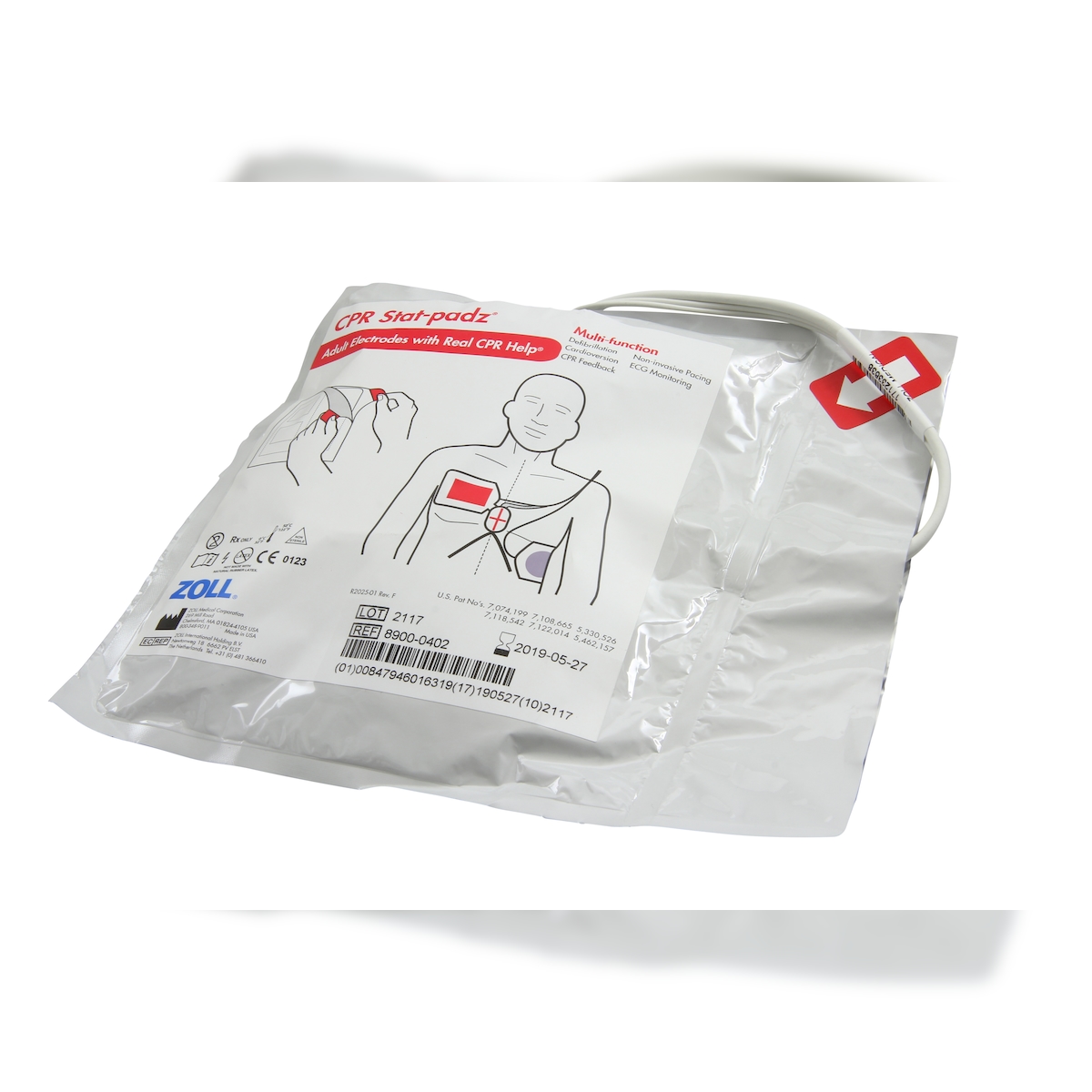 Original Defi-Elektroden Pads Zoll AED Plus, AED Pro, M Serie Image