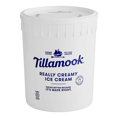 Tillamook White Chocolate Raspberry Premium Ice Cream with 13.5% Butterfat 3 Gallon