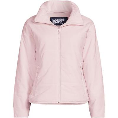 Lightweight Packable Quilted Jacket, Women, size: 16-18, petite, Ivory, Nylon-blend, by Lands' End