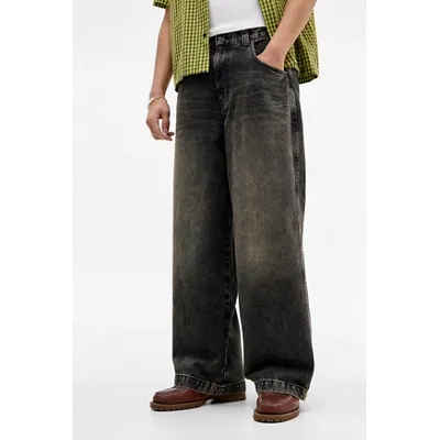 BDG Neo Skate Washed Black Jeans - Black 34W 34L at Urban Outfitters