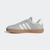 Sneaker ADIDAS SPORTSWEAR "VL COURT 3.0", Gr. 43, grau (wonder silber, sanftes weiß, gum 3), Leder, Synthetik, sportlich, Schuhe, inspiriert vom Design des adidas samba