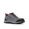 Wanderschuh COLUMBIA "REDMOND™ III WATERPROOF", Gr. 44,5, grau (ti grau steel, schwarz), Synthetik, sportlich, Schuhe, Wasserdicht