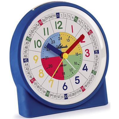 Kinderwecker ATLANTA "Lernwecker, 2125/15", blau, Wecker, Kinder, ideal auch als Geschenk Image