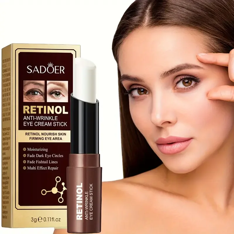 Retinol-Augencreme-Stick, entfernt Anti-Dunkle-Ringe unter den Augen, feuchtigkeitsspendende, straffende Augen, erhellt die Augen-Hautpflegeprodukte Image