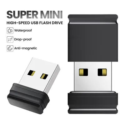 Super Mini-Business-Geschenk, USB-Flash-Laufwerk, kreatives Pen-Laufwerk, 64 GB, echte Kapazität, Memory Stick, 32 GB, schwarzer Pendrive, U-Disk, 16 GB, 8 GB Image
