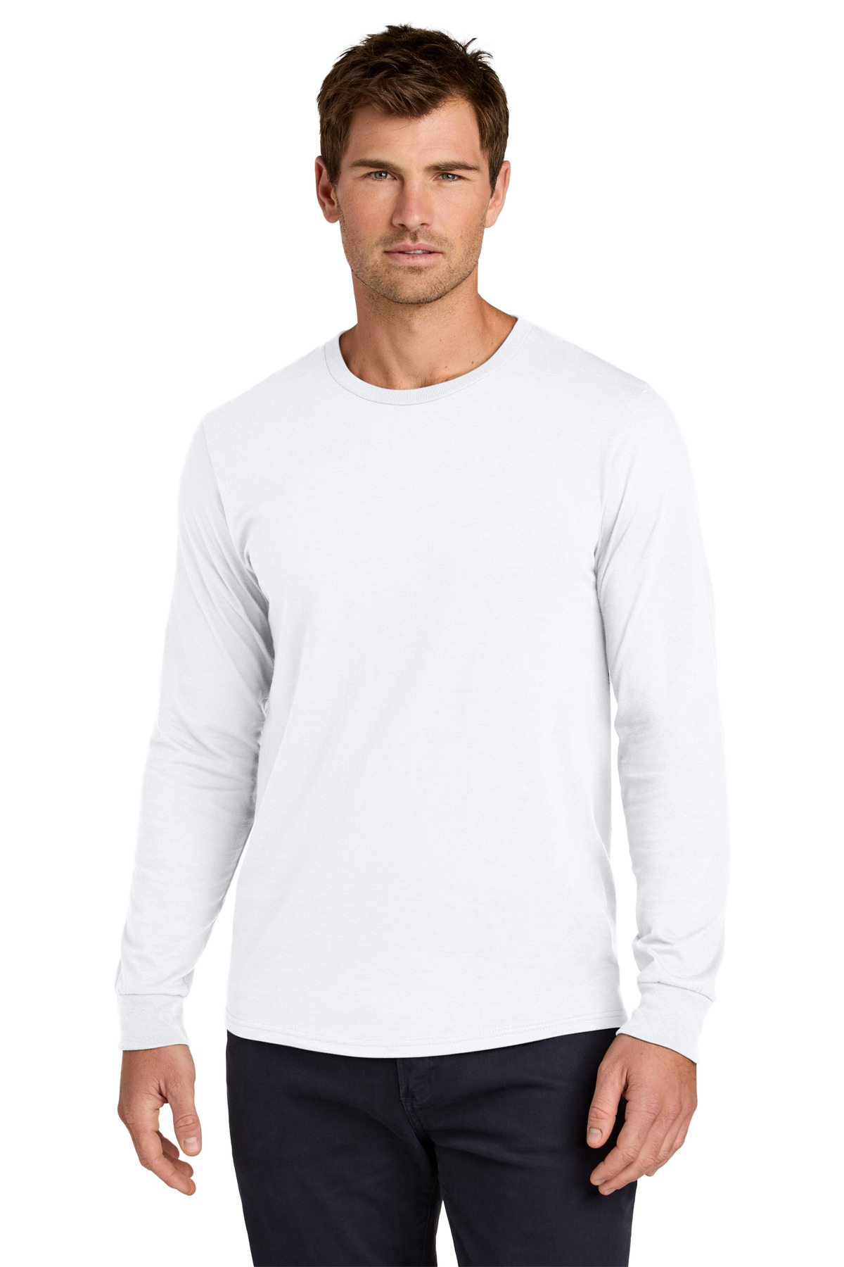 Jerzees J363L Classics Cotton Long Sleeve T-Shirt in White size XL 363L