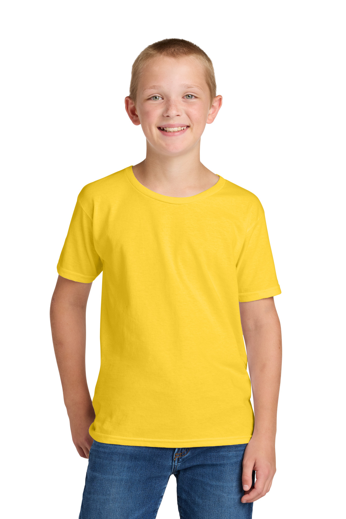 Jerzees 363Y Classics Youth Cotton T-Shirt in Island Yellow size XL