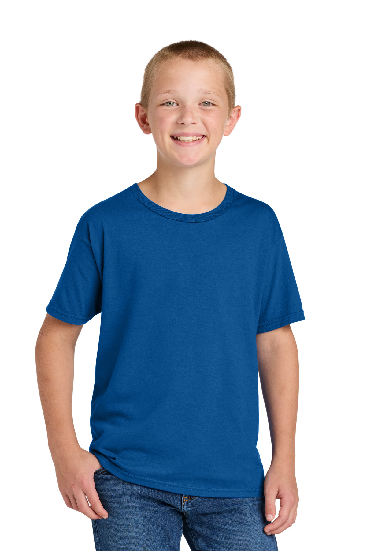 Jerzees 363Y Classics Youth Cotton T-Shirt in Rock size XL