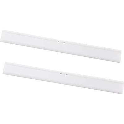 Ccykxa - 25 cm Gummilippe, für Duschabzieher, weiße Silikon-Ersatzlippen, 2 Stück Image