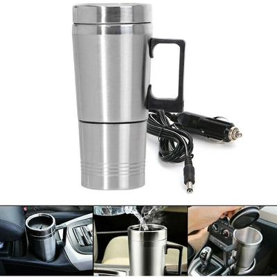 Rnemitery - Auto-Wasserkocher, 300 ml, Edelstahl, 12 v, Zigarettenanzünder, Reise-Wasserkocher Image