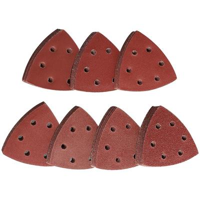 Memkey - Triangl Poncag, Schleifdreieck 70, Schleifdreiecke mit Klettverschluss, 6 Löcher, Körnung Image