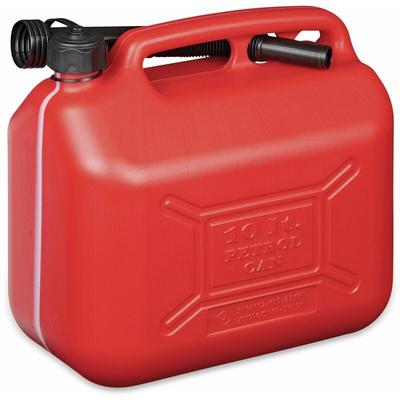 Benzinkanister 10 l, rot, mit Füllstandsanzeige - IWH