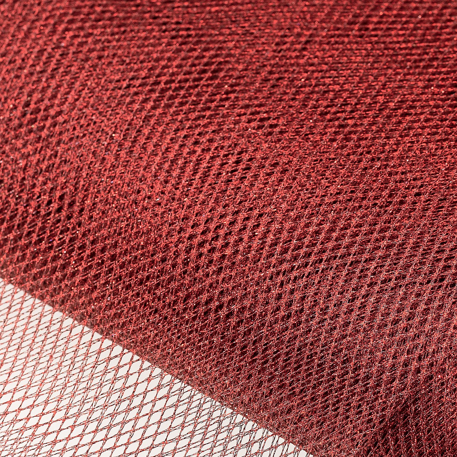 Gittertüll, rot Image