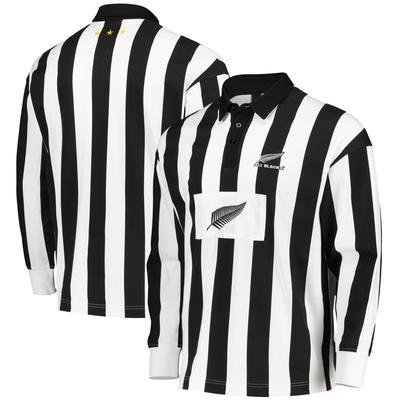All Blacks Turin gestreiftes Poloshirt mit langen Ärmeln Image