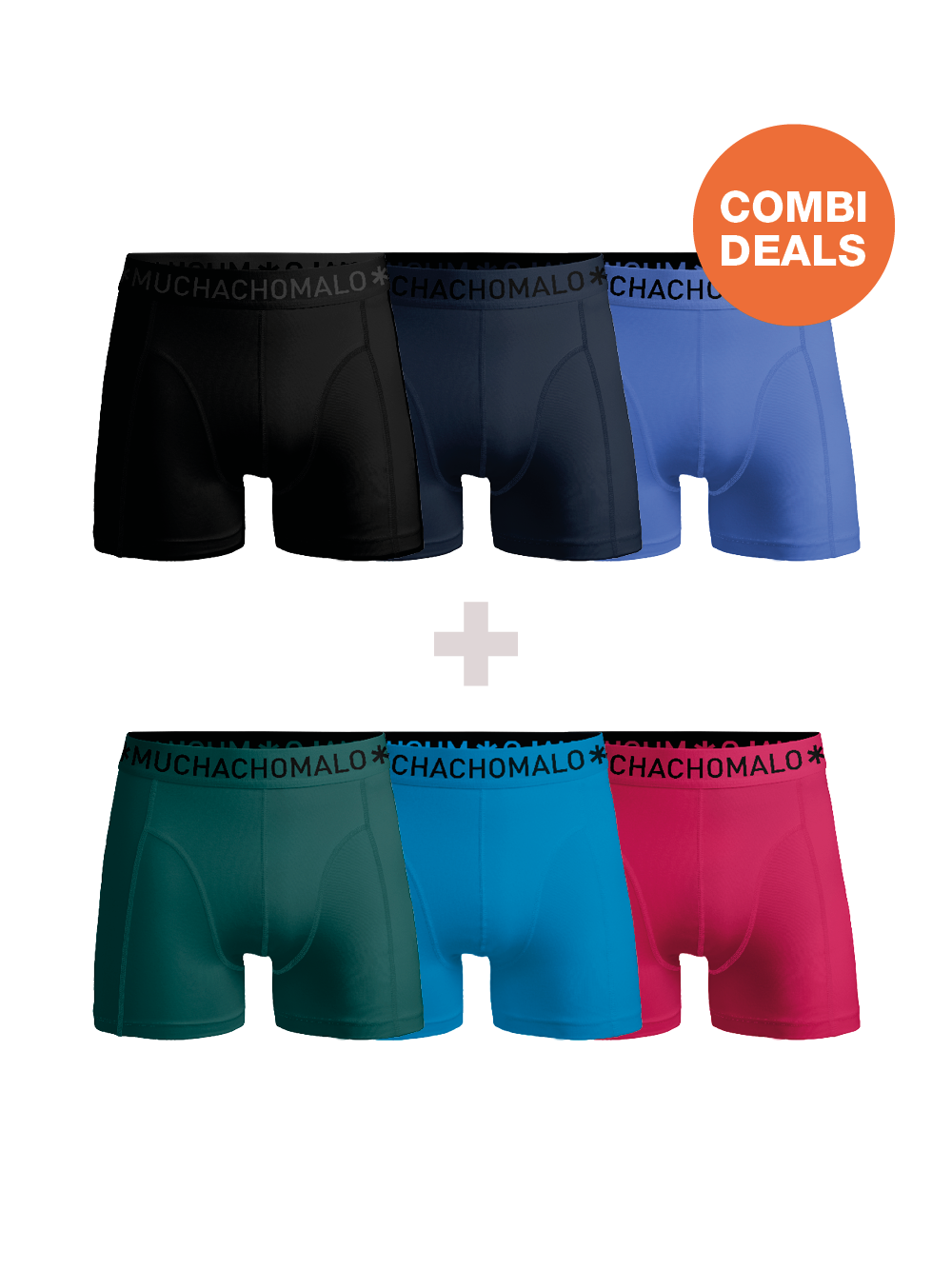 Muchachomalo Herren Boxershorts – 3+3 Stück – Herren Unterhosen Image