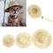 Retro Puppy Cat Sunhat Hawaiian Style Pet Sombrero Pet Supplies Dog Cap Cosplay Pet Hat Cat Cap