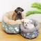 Plush Flannel Pet Bed Winter Warm Pet Mat Deep Sleep Cute Cat Nest Small Dog Bed Pad Pet Supplies