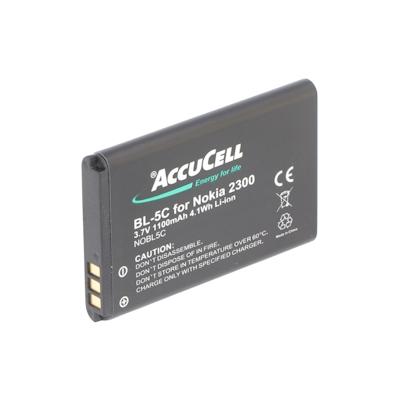 AccuCell Akku passend für Nokia 6085, BL-5C, 1100mAh Image