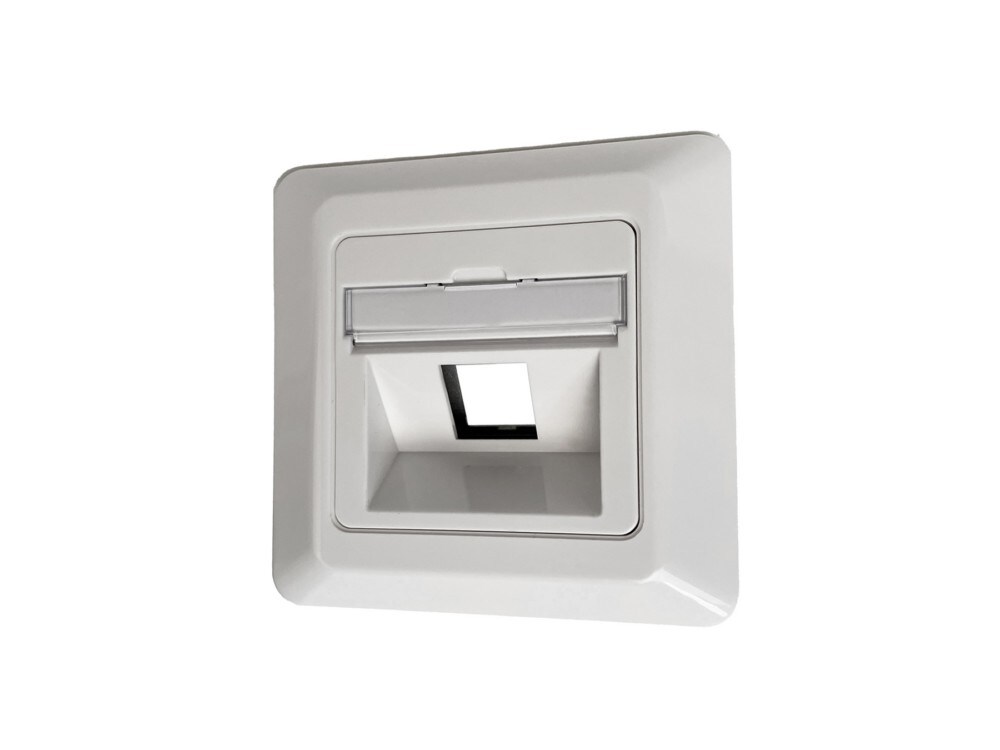 12 Stk. Corning Rahmenset schräg f. 1xRJ45 UAXCSE-S0101-C040-BP Image