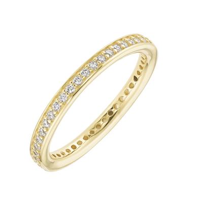 Smart Jewel - Ring mit Zirkonia, Silber 925 Ringe 1 ct Gold Image