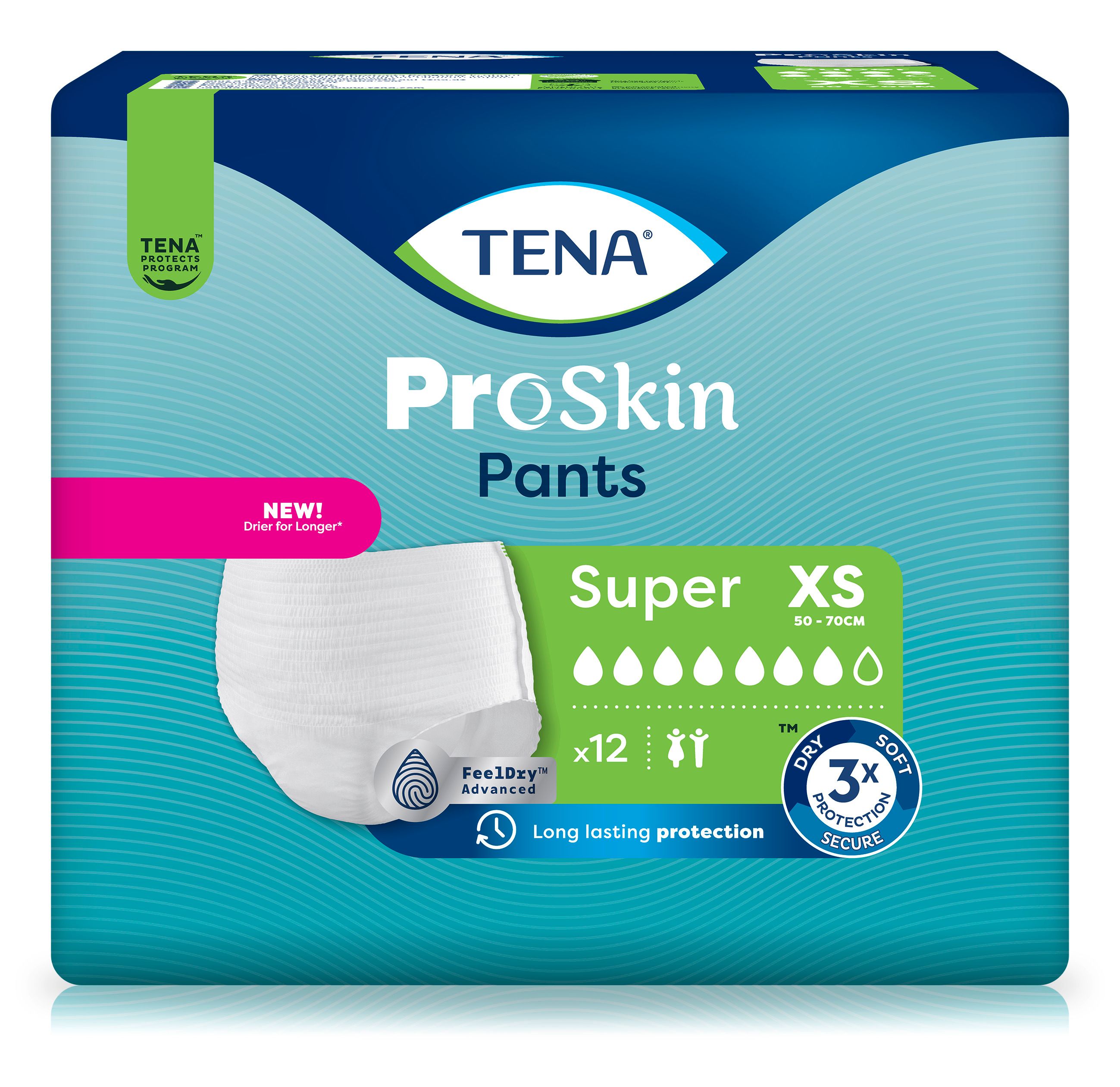 Tena Pants Super XS bei Inkontinenz 4x12 St Inkontinenzslip Image