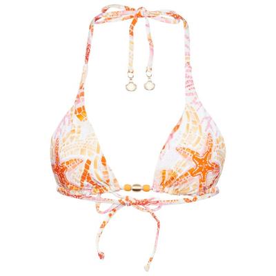 Seafolly - Women's La Mer Longline Slidetri - Bikini-Top Gr 12 orange