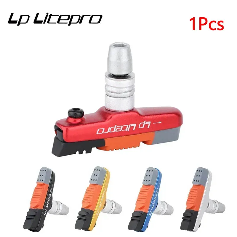 LP Litepro Verschleißfeste Gummi-Klappradbremse Pa für DAHON 412/P8 BMX 451 20 Zoll Fahrrad V-Bremse Bremsbeläge Fahrradteile Image