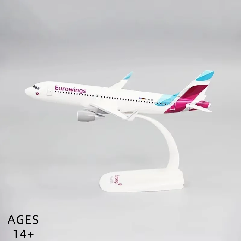 Maßstab 1:200 A-320 A320 Eurowings Airlines ABS Kunststoff Flugzeug Modellflugzeug Flugzeug Modell Montage Harz für Display Image