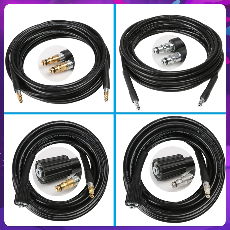 Für karcher k2 k3 k4 k5 k6 k7 Hochdruck reiniger Schlauch rohr waschanlage Verlängerung schlauch Schnell kupplungs adapter Wasser reinigungs set Image