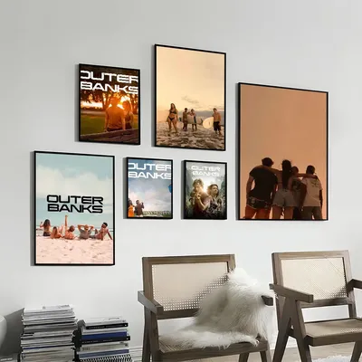 O-Outer B-Banks TV Classic Movie Posters Vintage Room Bar Cafe Decor Nordic Home Decor