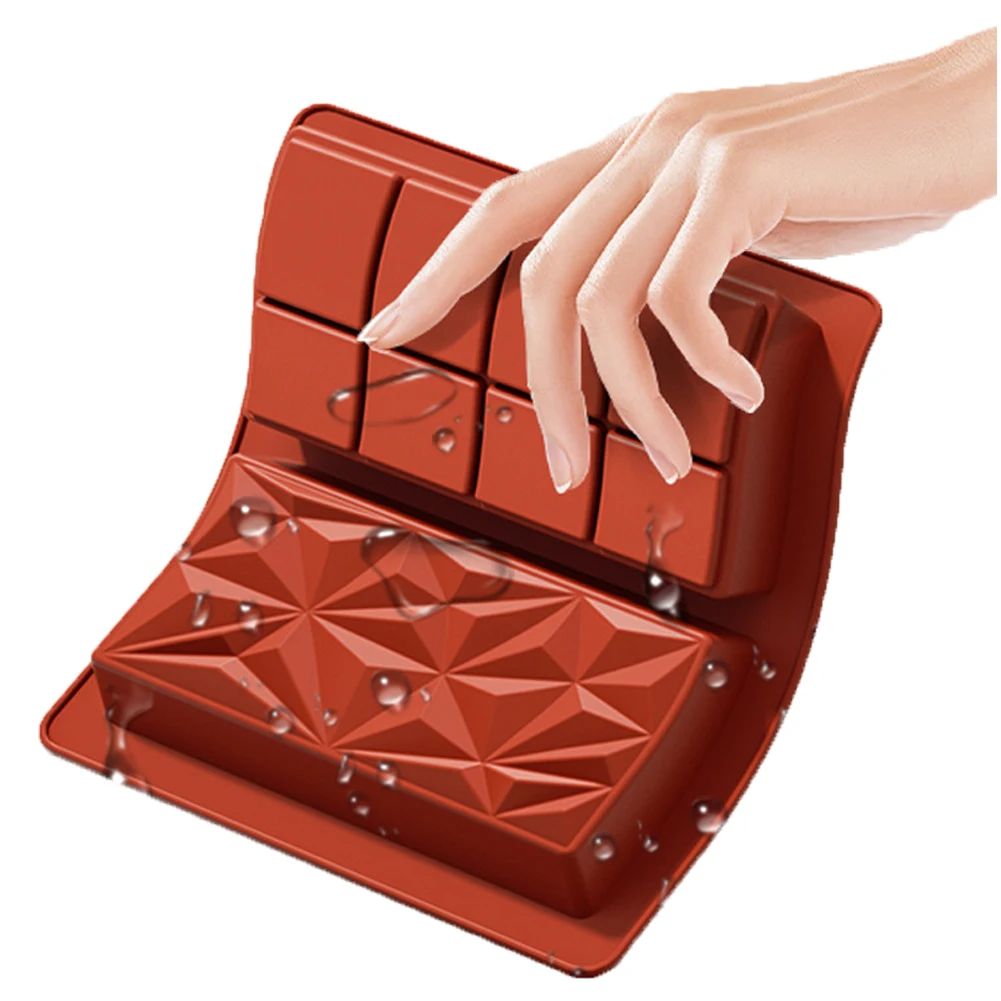 Silikon Keks Backform DIY Schokolade Süßigkeiten Form Mini Cookie Candy Formen Candy Bar Form Haushalt Backen Werkzeuge Image