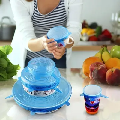 Adaptive For Kitchen Accessories Refrigerator Food Cover Container Kitchen Storage Organization