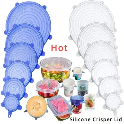 For Kitchen Accessories Plastic Adaptive Kitchen Storage Organization Container Adjustable Elastic