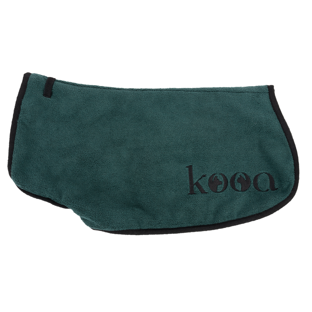 Peignoir en microfibre kooa Deluxe pour chien - taille XS : longueur du dos : 25 cm environ