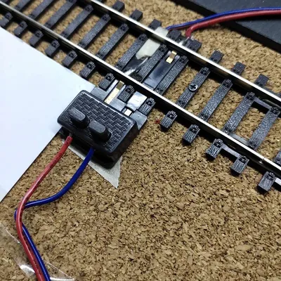 1:87 HO Scale Train Railway Model Materials Simulation Rails Junction Box Track Power Strips DIY