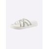 Badepantolette SIEBI`S, Gr. 40, weiß, Synthetik, sportlich, Schuhe