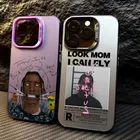 Custodia per telefono di lusso Travis Scott Cactus Jack per iPhone 16 15 14 13 12 11 mini Pro Max X XR XSMAX 8 7 Plus copertura opaca anticaduta
