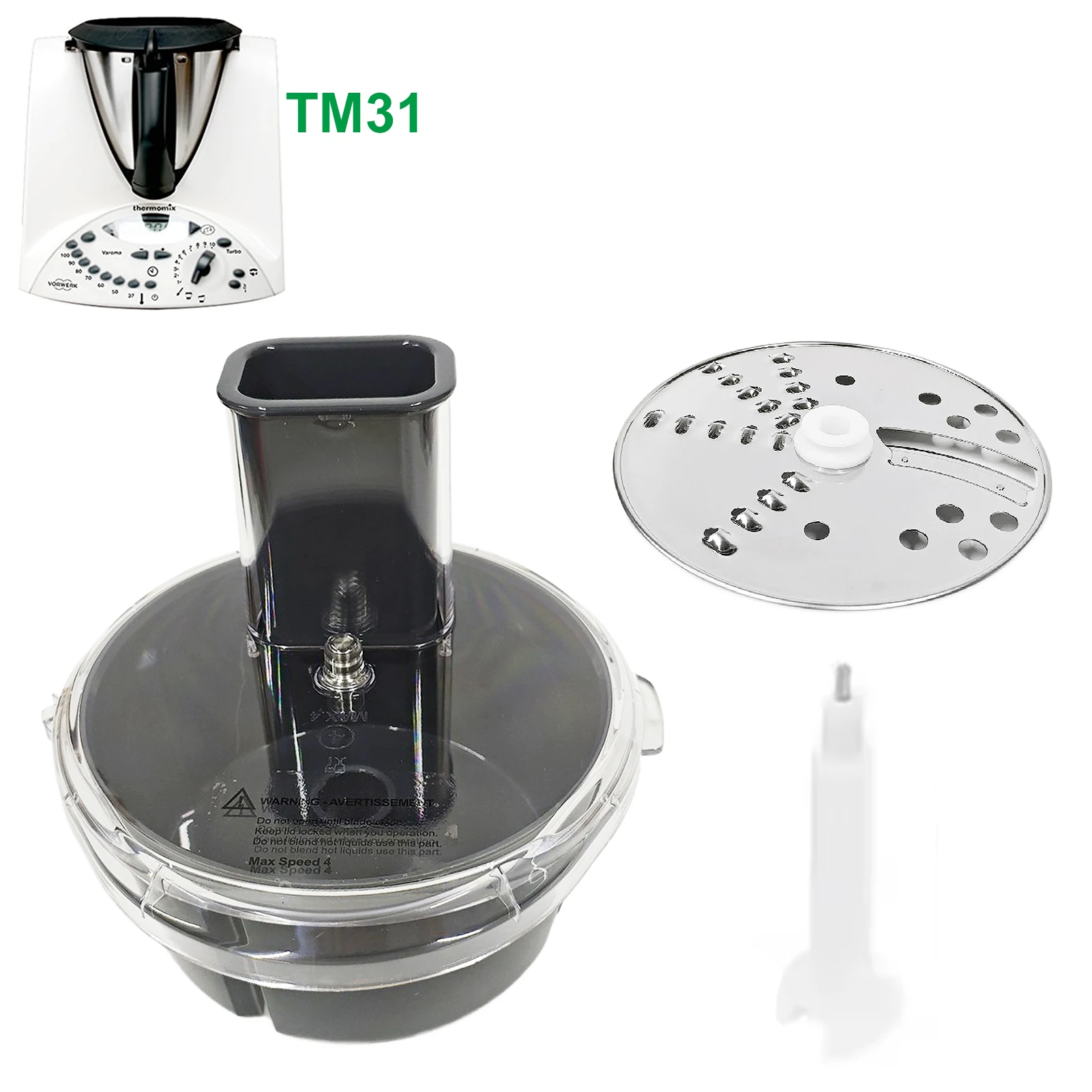 TM31 Gemüseschäler, Käseschneider, Reibe für Thermomix 31 Image