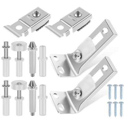 Bifold Door Hardware Kit Closet Door Track Replacement Sliding Door Parts Bi-fold Door Repair Kit Prevent Sliding Blocked