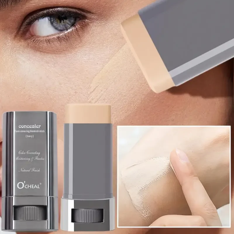 Radiergummi Foundation Stick Nase Schatten Kontur Creme Concealer Akne Aufhellung Makellose Flüssige Foundation Gesicht Make-Up Kosmetik Image