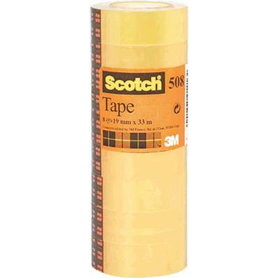 Scotch 5081933 Klebeband Transparent (L x B) 33 m x 19 mm 8 St. Image
