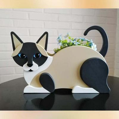 Garden Planters,Cute Dog Cat Animal Shaped Cartoon Flower Planter,Succulent Planter for Living Or Artificial Plants for Home Balcony,Garden Decoration