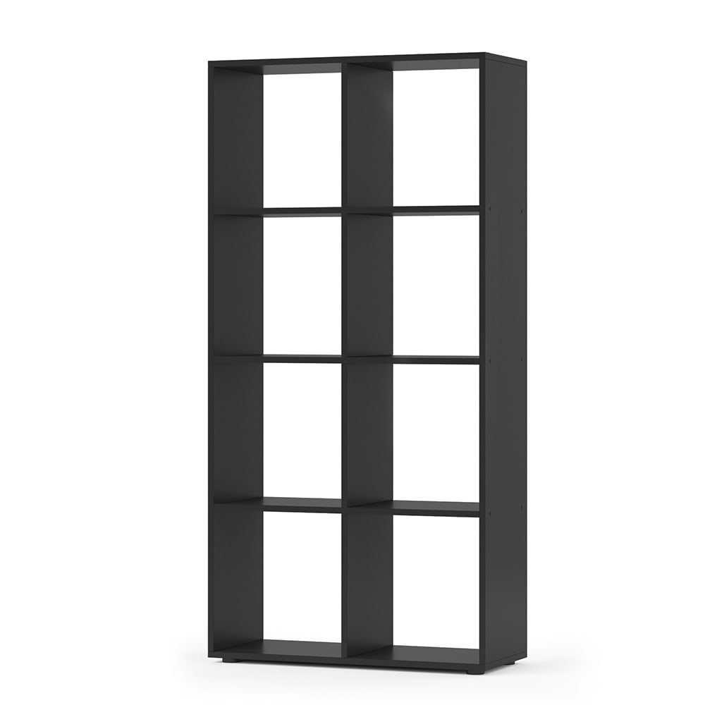 Meuble de rangement cube, Noir 143 x 72cm
