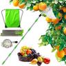 Lablanc - Cueille Fruit Con Perche,Cueilleur de Fruits Amovible,2m Ramasse Fruit de INOX,Cueille