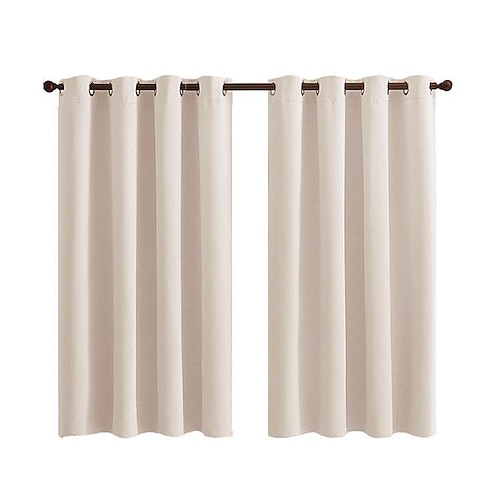 Wasserdichter Outdoor Vorhang für den Außenbereich, Schiebevorhang für Terrassen, Bauernhausvorhänge, Pergola-Vorhänge mit Öse für Pavillon, Balkon, Veranda, Party, Hotel, 1 Paneel Image