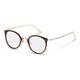 Rodenstock Quadratisch Azetat Brillen in Brown Gradient, Gold für Damen, Brille mit Sehstärke, optional mit Sonnenbrillen tönung oder Blaulichtfilter (Modell R7079)