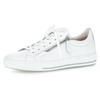 Keilsneaker GABOR "FLORENZ", Damen, Gr. 41, weiß, Kalbsleder, sportlich, Schuhe Sneaker, weich gepolstertem Schaftrand, Freizeitschuh, Halbschuh, Schnürschuh, Topseller