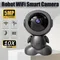 Caméra de Surveillance intérieure WiFi sans fil 5MP, Vision nocturne PTZ, Protection de sécurité vocale bidirectionnelle, Webcam pour maison intelligente, Robot