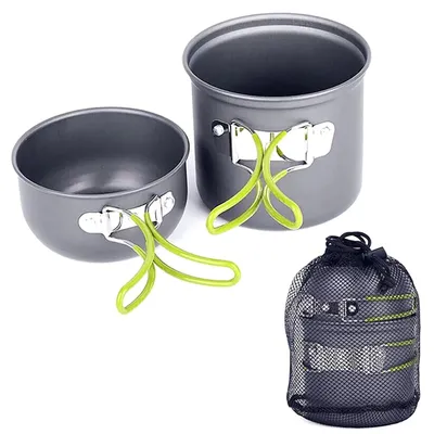 Outdoor cookware camping cookware lightweight camping supplies hard aluminum alloy material outdoor camping equipment